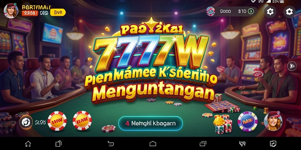 Tampilan menarik dari gameplay 7777W yang seru.