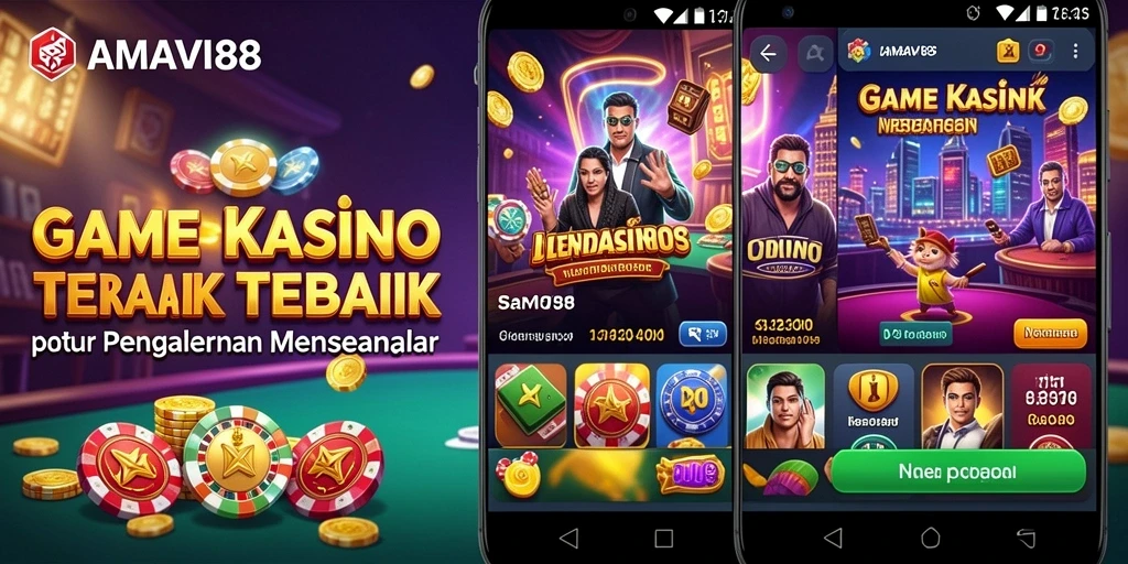 Gambar menampilkan gameplay seru dari <strong>AMAVI88</strong> dengan pengalaman Kasino yang mengasyikkan.