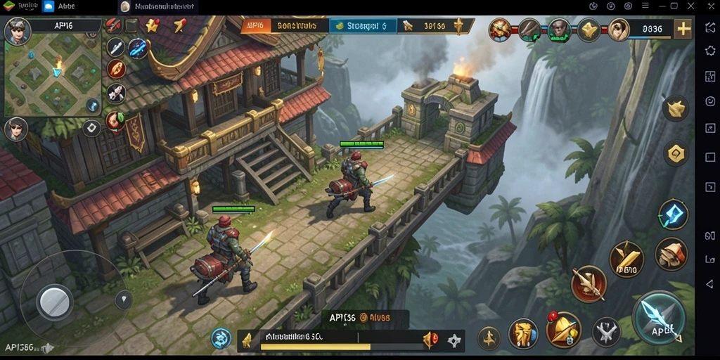 Tampilan gameplay seru dengan strategi mendalam di API36.