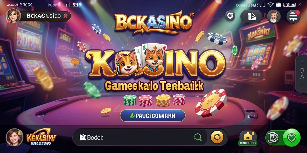 Screenshot gameplay BCKASINO menampilkan aksi kasino yang menggembirakan.