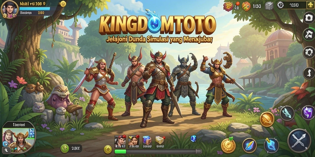 Gameplay KINGDOMTOTO menampilkan pembangunan dan pengelolaan kerajaan yang menarik.