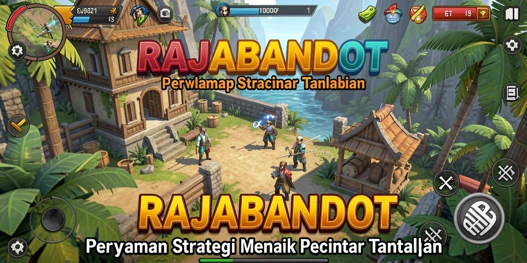Tampilan gameplay dari RAJABANDOT yang penuh strategi dan taktik.