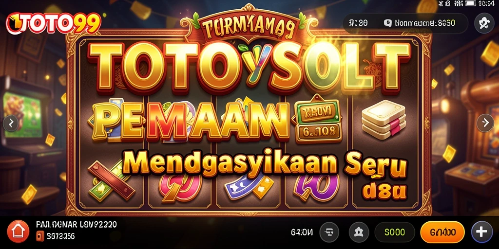 Screenshot gameplay TOTO99 yang menampilkan putaran Slot yang mendebarkan.